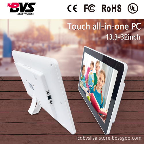 Touchable 14 inch android tablet touch screen all in one pc with camera